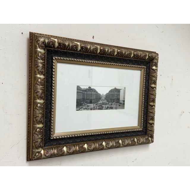 French 38th Avenue of Opera in Paris Photography Print, Framed For Sale - Image 3 of 12