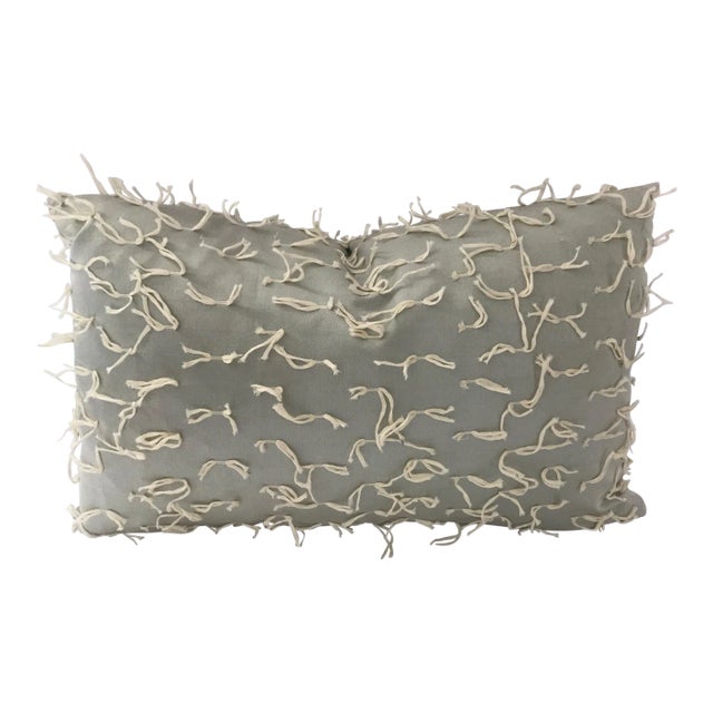 Contemporary Custom Handmade Rectangular Pillow by Stroheim *Roman Seafoam Green ($250 Wholesale) For Sale - Image 3 of 5