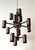 Twelve-Light Brass Chandelier by Gotthold Schönwandt, Germany, 1960s For Sale - Image 3 of 18