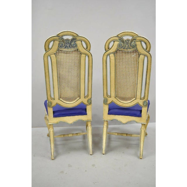 Vintage French Hollywood Regency Style Cane Pretzel Back ... (640 x 640 Pixel)