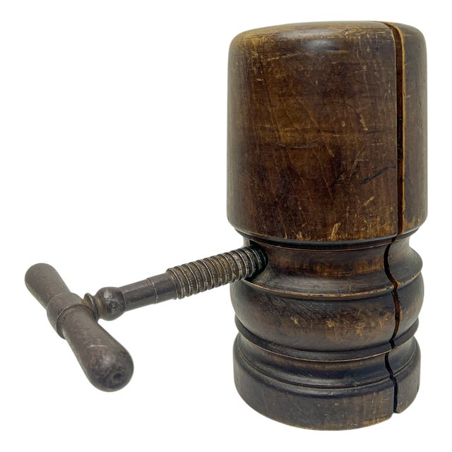 Early 20th Century Milliners Wooden Hat Stretcher, 1890s For Sale