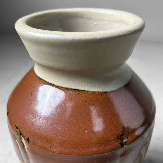 Ceramic Japanese Kabin Vase, 1970s For Sale - Image 7 of 12
