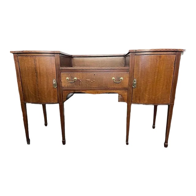 1900s Traditional Mahogany Sideboard For Sale