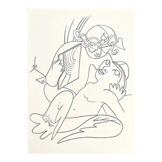 Francoise Gilot Lithograph Rainbow of Joy 1975 For Sale