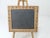 Slate Gray Antique Child's Wood & Slate Stone Alphabet Chalkboard Easel For Sale - Image 8 of 13
