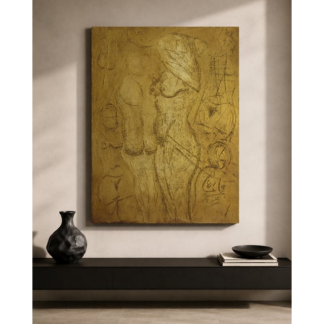 Lola Vitelli, Spogliami, Nude, Mixed Media on Canvas, 2021 For Sale - Image 6 of 7