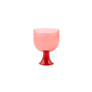 Medium Cuppino Blown Glass Cup in Red by Aldo Cibic for Paola C.