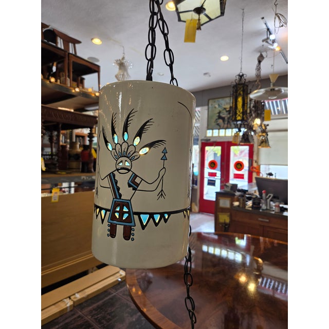 White 1960s Hopi Kachina Dancer Ceramic Hand Made Light Artist Signed Native Pueblo For Sale - Image 8 of 9