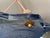 Art Deco Blue Cup Pendant Light with Glass, 1930s For Sale - Image 4 of 10