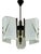 Mid-Century Three Arm Pendant Light, Italy, 1960s For Sale