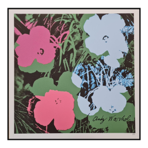 After Andy Warhol, Flores, 1980s, Lithograph