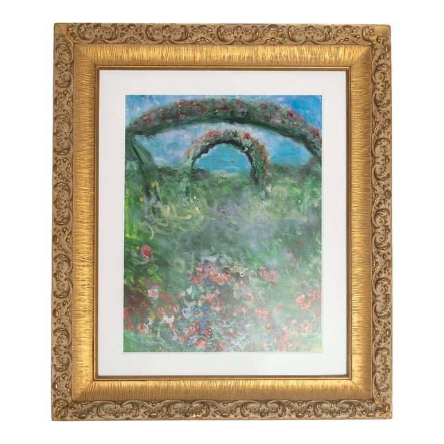 Garden in Bloom Framed Art Print For Sale