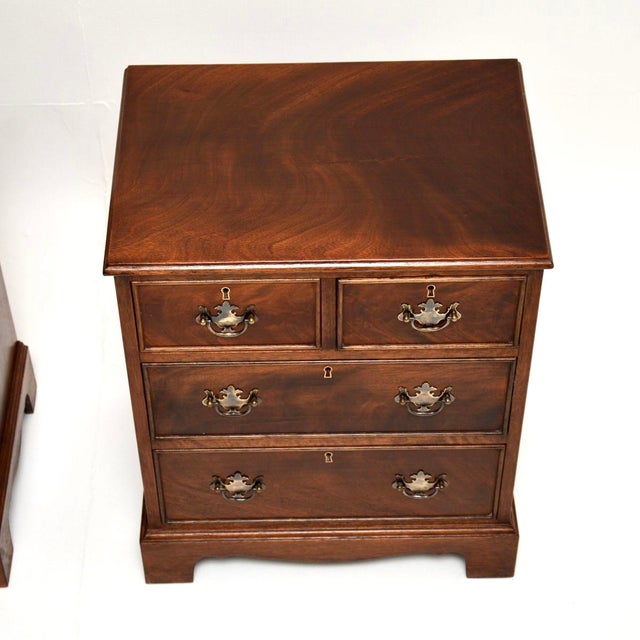 Antique Georgian Bedside Chests, 1900s, Set of 2 For Sale - Image 6 of 10