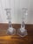 1980s Val Saint-Lambert Signed Belgian Crystal Candlesticks, Pair, 9.5" Tall, Late 20th Century For Sale - Image 5 of 7