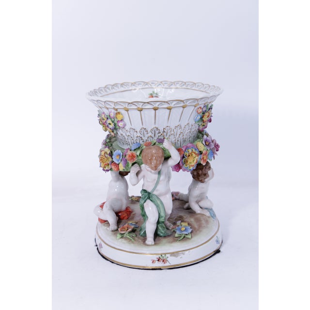 Early 20th Century Von Schierholz German 2 Piece Centerpiece Bowl For Sale - Image 16 of 18