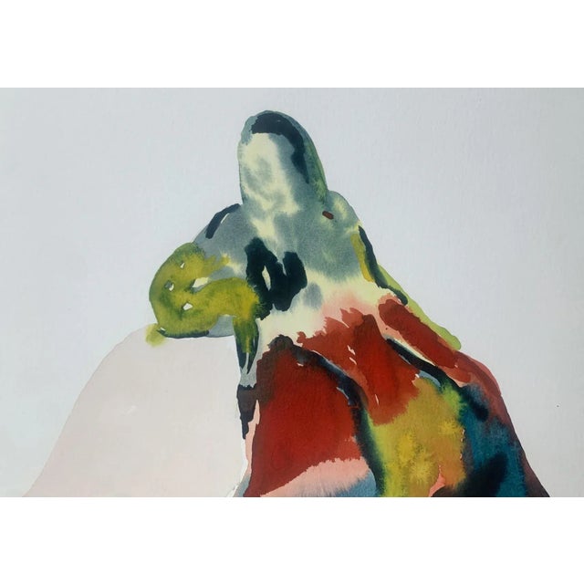 Early 21st Century Hanna Ilczyszyn, Nocefresca (Milis, Sardinia), Watercolour, 2024 For Sale - Image 5 of 6