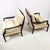 Mid-Century Modern Club Chairs in Beige Corduroy, 1970s, Set of 2 For Sale - Image 3 of 6
