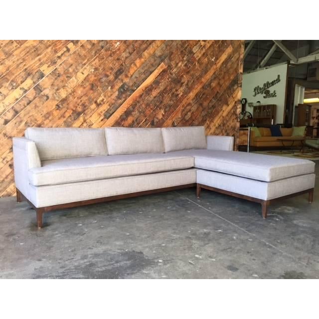 MidCentury Style Custom Reversible Sectional Chairish