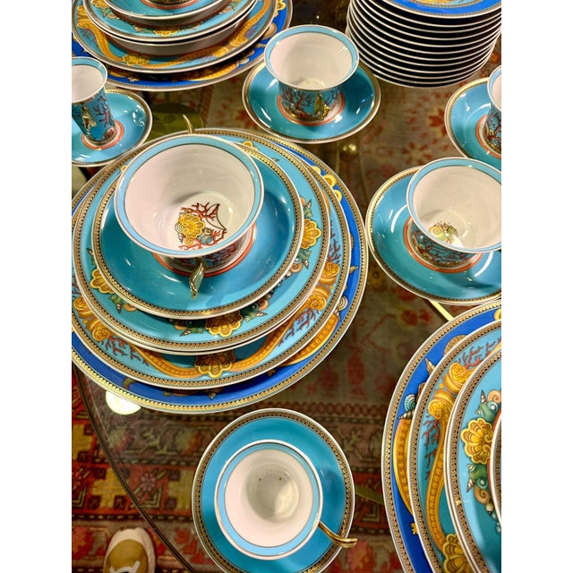 Ceramic Le Tresors De La Mer 12-Person Dinner Service by Gianni Versace for Rosenthal, 1990s, Set of 123 For Sale - Image 7 of 18
