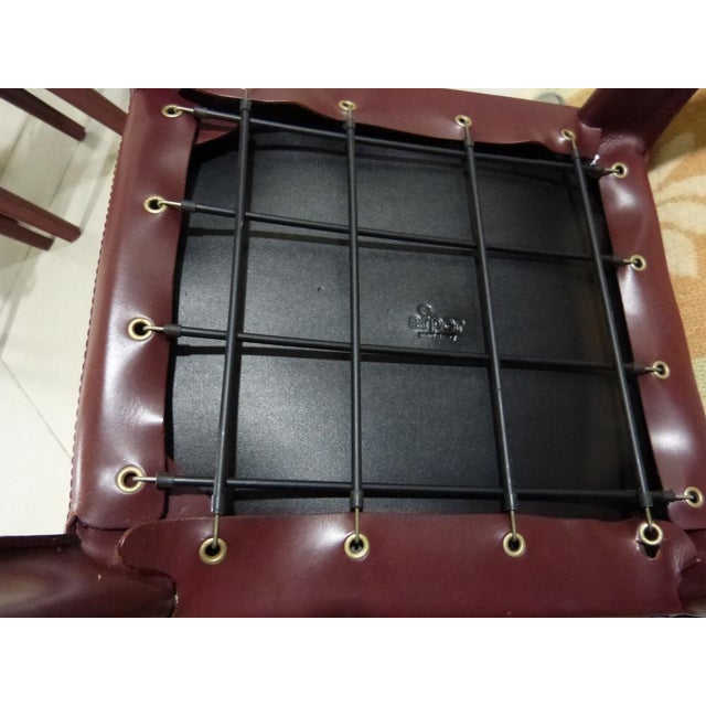 Leather Arcadia Dining Chairs from Arper, Italy 1980s, Set of 4 For Sale - Image 13 of 18