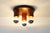 Brown Vintage Japandi Style Ceiling Light, 1970s For Sale - Image 8 of 9