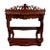 Napoleon III Solid Mahogany Console, Mid-19th Century For Sale