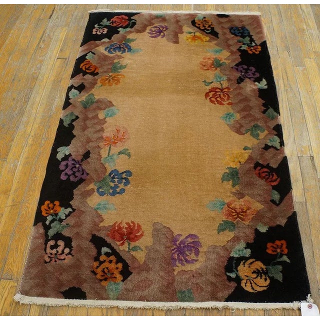 1920s Chinese Art Deco Rug by Nichols Workshop ( 3' x 4'8'' - 92 x 142 ) Antique Chinese – Art Deco Small Scatter Size...