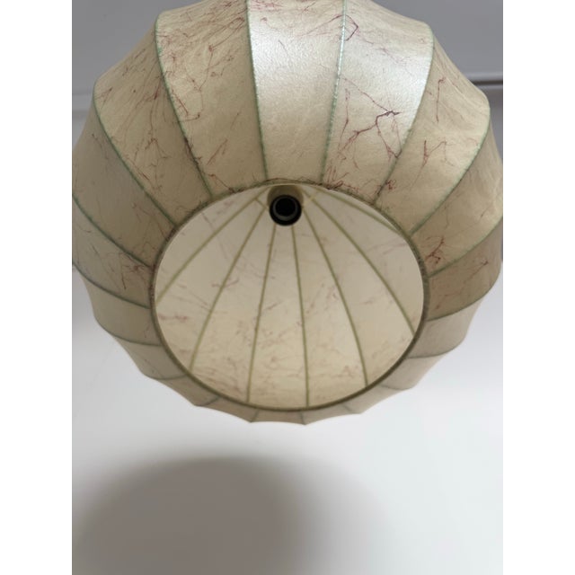 1970s 1970s Goldkant Leuchten Cocoon Pendant For Sale - Image 5 of 12