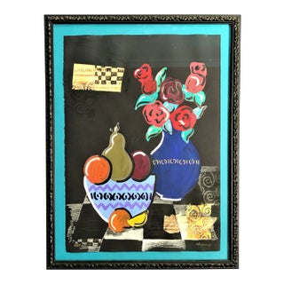 "Duet I" Monoprint by Kate Frieman For Sale