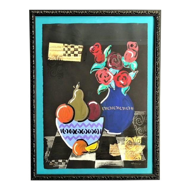 "Duet I" Monoprint by Kate Frieman For Sale