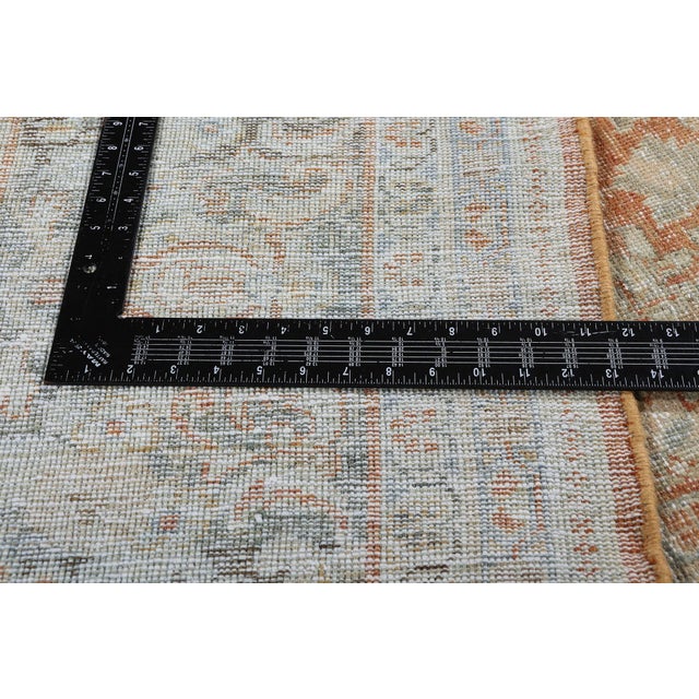 Textile Antique Persian Mahal Rug, 09'11 X 13'02 For Sale - Image 7 of 10