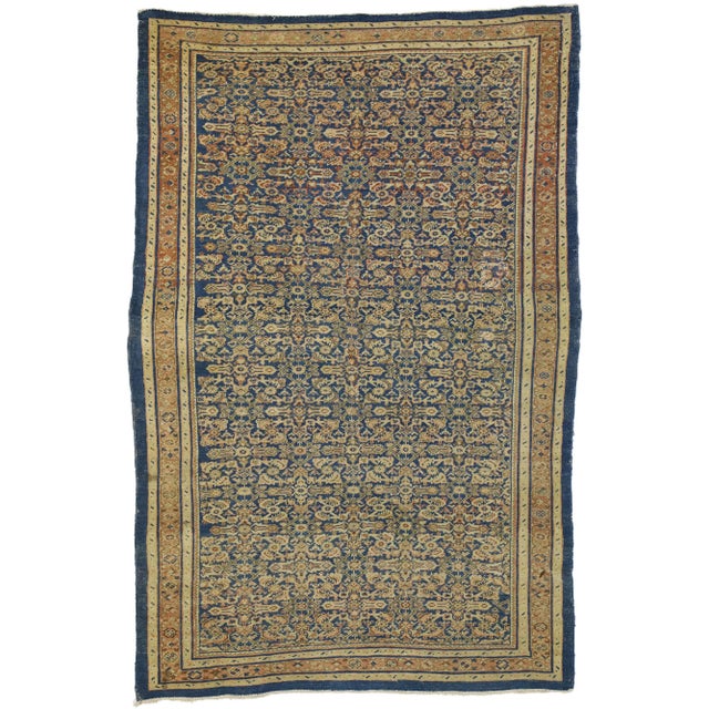 Late 19th Century Persian Sultanabad Rug, 04'04 X 06'05 For Sale - Image 9 of 9