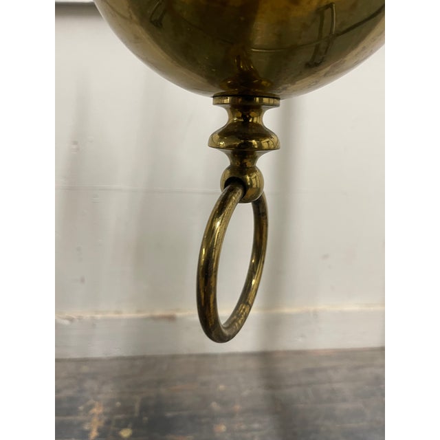 Antique Ten-Light Brass Dutch Baroque Style Chandelier For Sale - Image 16 of 17
