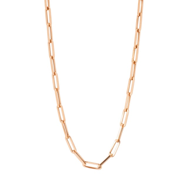 Gender: Unisex Metal Type: 14K Rose Gold Length: 18.00 inches Width: 5.20 mm Weight: 6.19 grams Unisex 14K rose gold oval,...