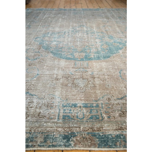 Vintage Distressed Oushak Carpet - 7'6" X 10'8" For Sale - Image 9 of 13
