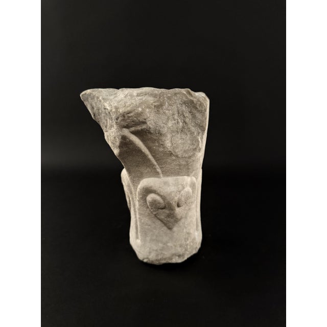 12th Century Italian Romanesque Marble Capital Fragment For Sale - Image 6 of 15