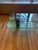 1980s Vintage Postmodern Bent Glass Coffee Table For Sale - Image 5 of 6