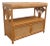 Wicker Bamboo Two Tier Bar Buffet Server Tea Coffee Cart 5994 For Sale