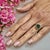 Natural Solitaire Tourmaline Ring 6.5 14k W Gold 2.25 TCW Certified For Sale - Image 12 of 13