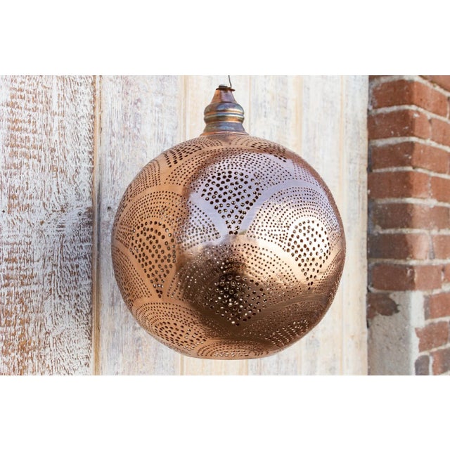 Amat Moorish Sphere Pendant Lantern For Sale In Los Angeles - Image 6 of 10