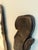 Black Set of 2 Rapa Nui Moai — Hand-Carved Wood Wall Sculptures (Chile) For Sale - Image 8 of 10