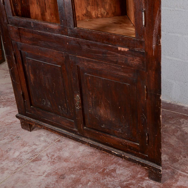 19th Century Display Cabinet with Shelves For Sale - Image 14 of 18