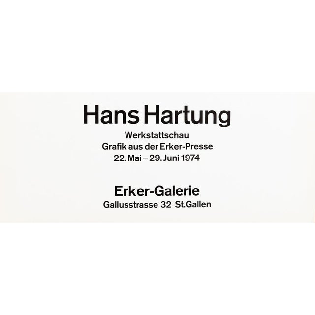 Hans Hartung, L'envolée, Lithograph For Sale - Image 5 of 6