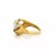This beautiful authentic ring is by Carrera y Carrera, it is crafted from 18k yellow and white gold with a matted and...
