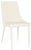 Modern 19''H Leather Side Chair in White - a Pair For Sale - Image 3 of 8
