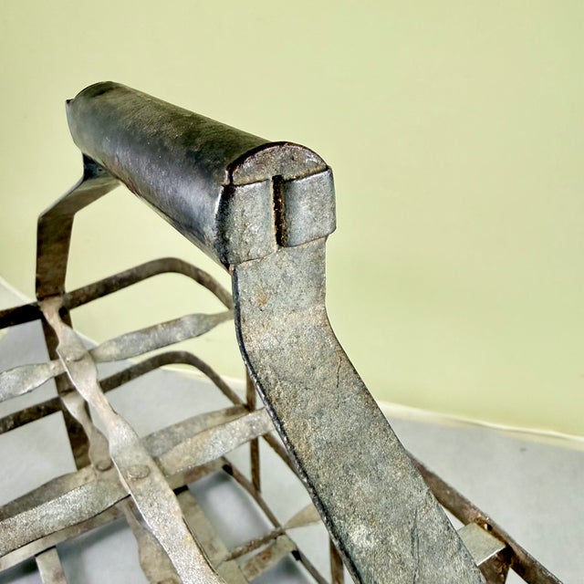 1900 - 1909 French Galvanized Zinc 10 Compartment Wine Bottle Carrier For Sale - Image 5 of 14
