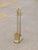 Mid 20th Century Vintage Ball Head Brass Fireplace Tools Set - Set of 4 For Sale - Image 5 of 8