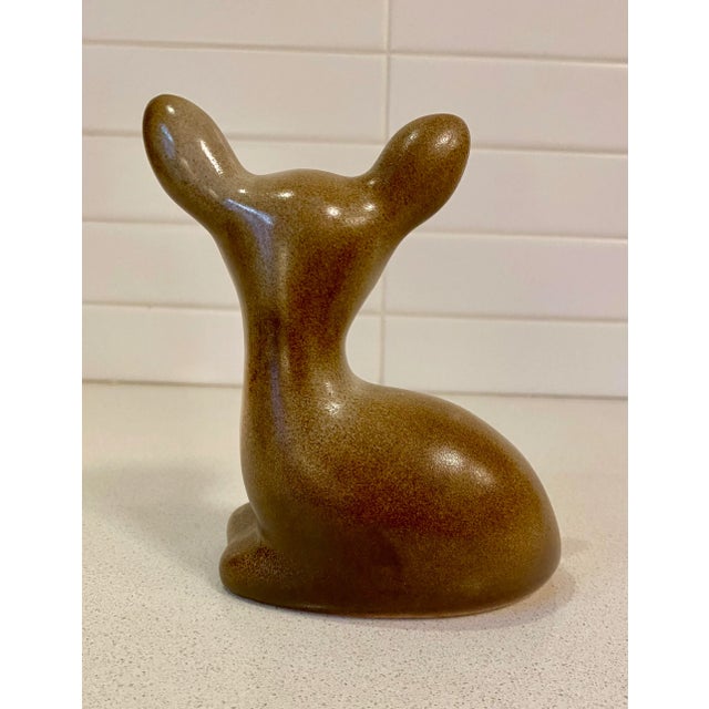 Vintage Late 20th Century Howard Pierce Porcelain Deer - A Pair For Sale - Image 9 of 13