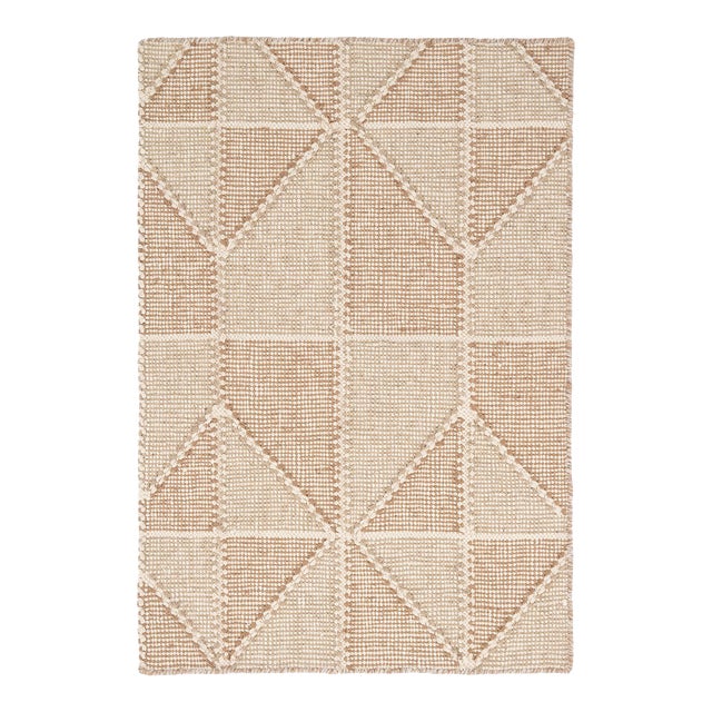 Mark D. Sikes for Dash & Albert Ojai Wheat Loom Knotted Cotton Rug, 2'6" x 8' For Sale