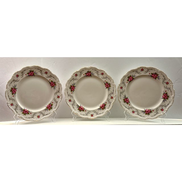 Royal Albert Royal Albert Tranquility Dinner Plates, Late 1980s - Set of 3 For Sale - Image 4 of 12